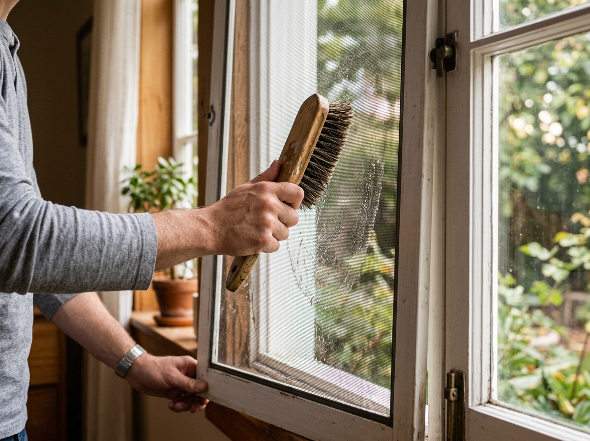 Screen & Track Cleaning — NKY Window Cleaning Pros